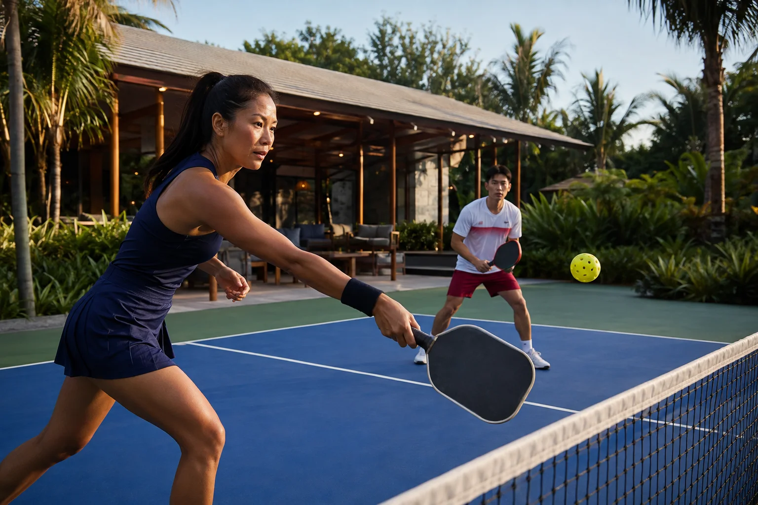 Concept visual for proposed future Pickleball courts